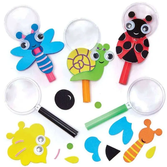 Baker ross - FC703 - Loupe a Insecte - Lot de 5, Activites Manuelles pour Enfants ()-0