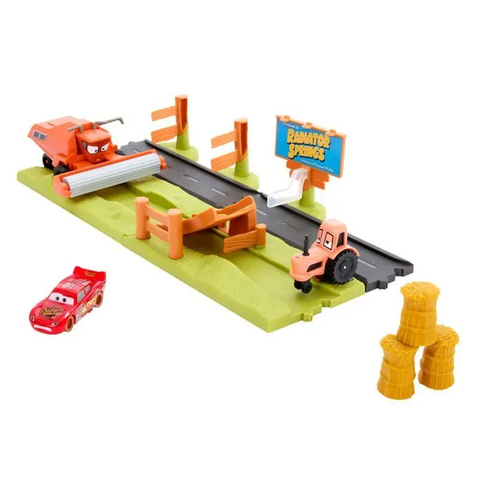 Vehicule miniature assemble - engin terrestre miniature assemble Mattel - HRX48-0