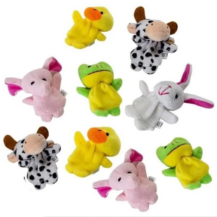 lot de 10 Mignonne Marionnettes de doigts Bébé Jouet-1