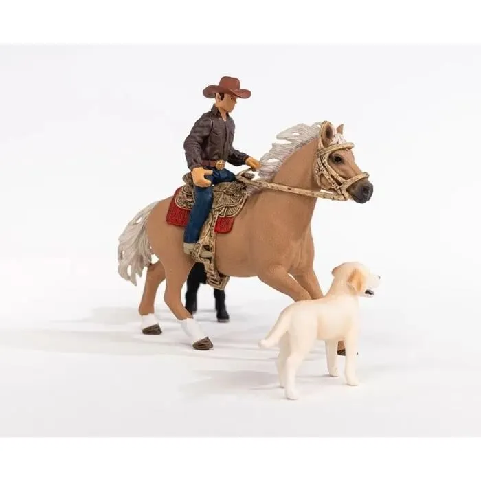 SCHLEICH - Aventures d'équitation Western - 42578 - Gamme Farm World-4