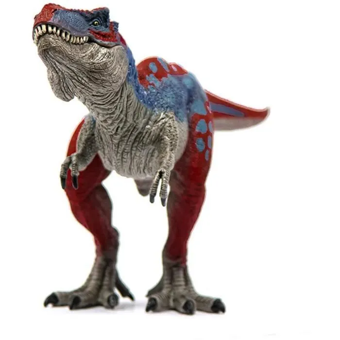 Figurine Tyrannosaure Rex bleu, Schleich 72155 Dinosaurs, Taille 28 cm, Dès 3 ans-1