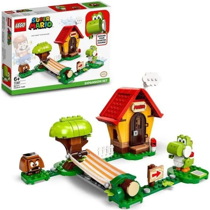 LEGO® Super Mario™ 71367 Ensemble d'extension La maison de Mario et Yoshi-0