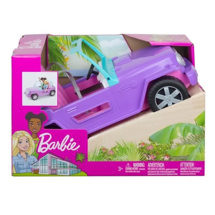 BARBIE Le Buggy violet décapotable tout-terrain 2 places-5