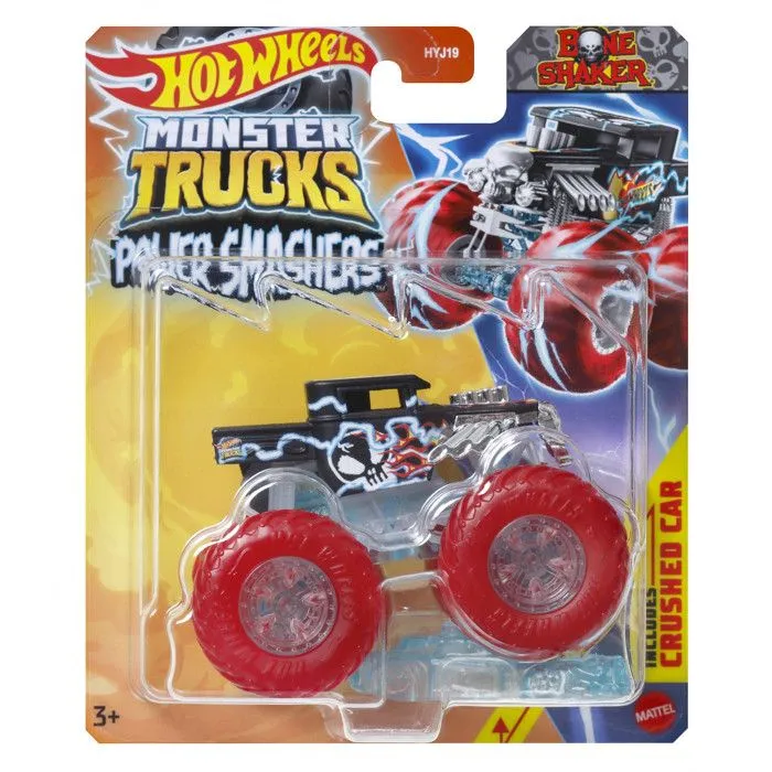 Véhicule Hot Wheels Monster Truck Power Smasher Modèle aléatoire-1