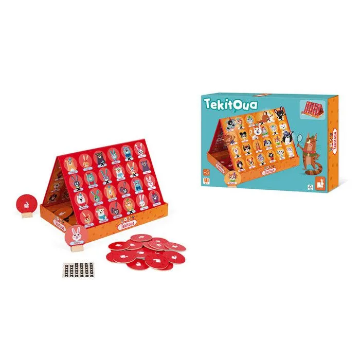 Jeu de réflexion - logique - JANOD - Tekitoua - 2 joueurs - Dès 5 ans-5