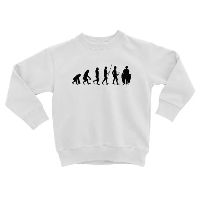 Sweatshirt Enfant Evolution Congas Percussion Cuba Musique Instrument Musicien-0