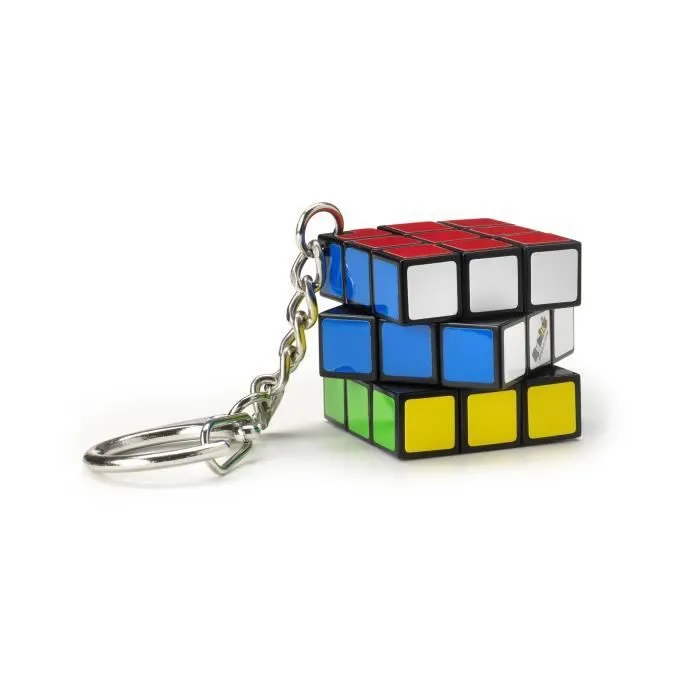 Jeu casse-tête Rubik's Cube 3x3 porte-clés - RUBIK'S - Multicolore - Adulte - Garantie 2 ans-2