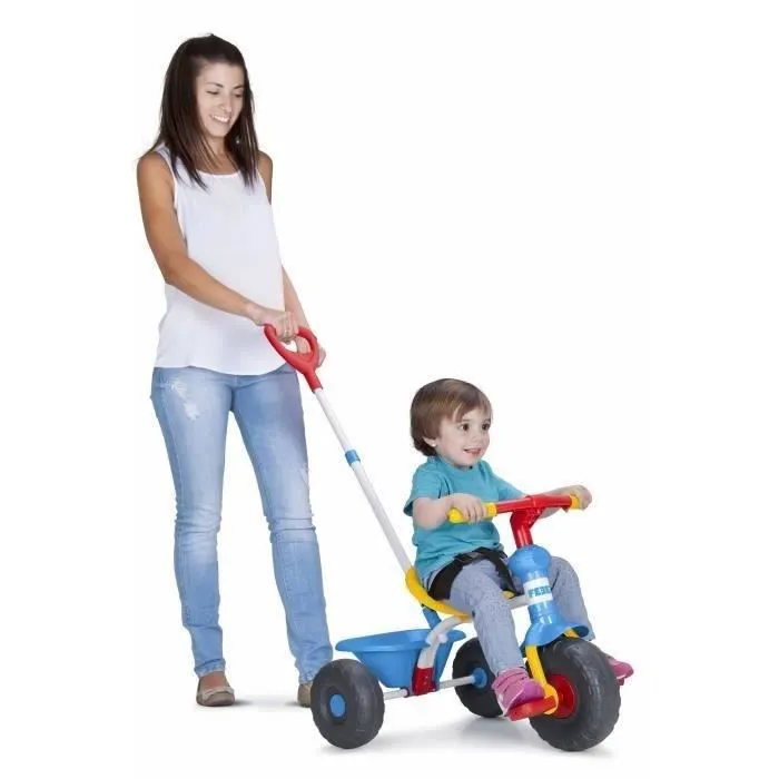 Tricycle Baby Trike 3 en 1 - FEBER - Bleu - Pour Bébé à partir de 1 an-1