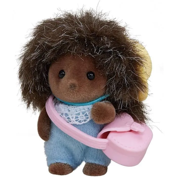 Jouet pour enfants - SYLVANIAN FAMILIES - Bebe Herisson - Mixte - 3 ans et plus - Chapeau et sac inclus-1