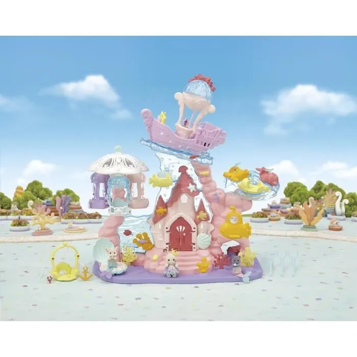 Figurines miniatures - SYLVANIAN FAMILIES - 5701 - Le château des sirènes-7