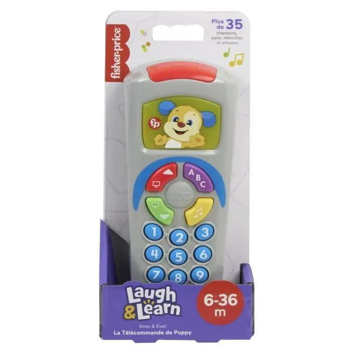Fisher-Price-La Télécommande de Puppy-Jouet d’éveil musical pour bébés HXB87-8
