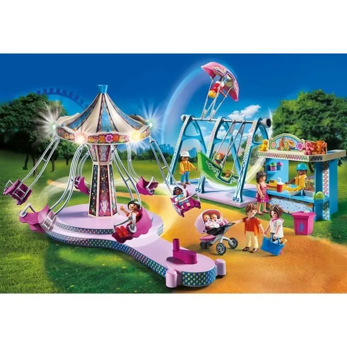 PLAYMOBIL - 70558 - Parc d'attractions - Multicolore - Mixte - Enfant-1