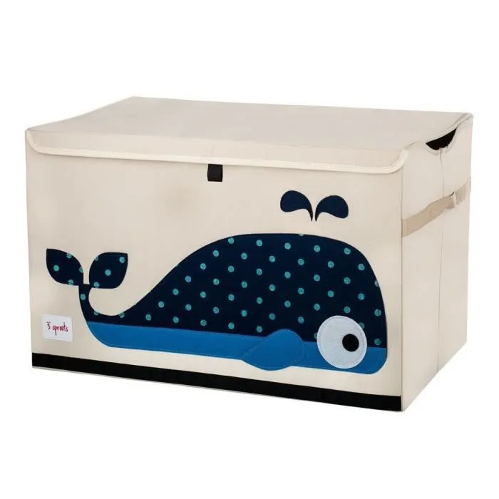 Caisse rangement Baleine - GENERIQUE - Sac de rangement en tissu - Rose - Enfant - 62x38x37 cm-0