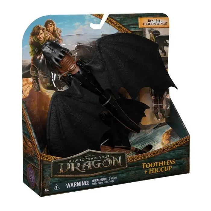 SPIN MASTER PACK DRAGON ET VIKING 25 CM KROKMOU Dragons Movie-5