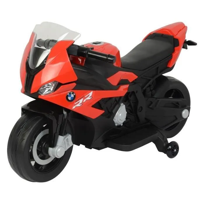 Moto de police d'enfant BMW S1000RR, 12 Volt, 1 Siège(s), Batterie: 1x12v3,5ah, Rouge-1