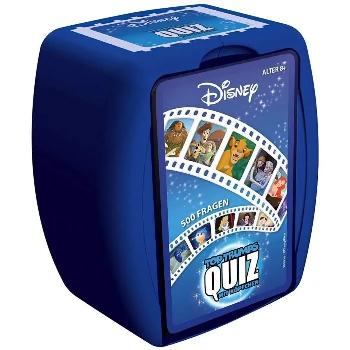 Winning Moves Quiz Disney Classics Le Jeu Teste Ton Savons avec 500 Questions Autour Les Plus Beaux Disney Films --0