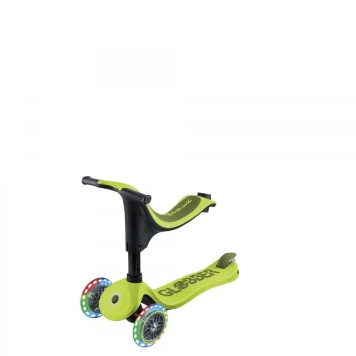 Trottinette évolutive - Globber - GO-UP SPORTY LIGHTS - 3 roues - Siège ajustable - Roues lumineuses-1