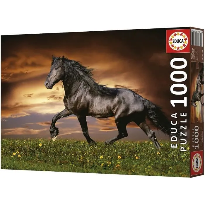 CHEVAL AU TROT - Puzzle de 1000 pièces-3