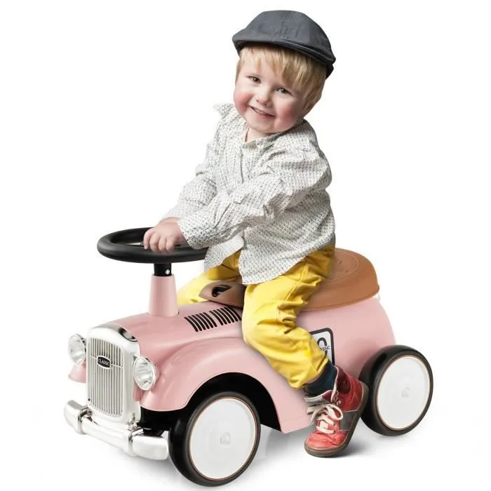 COSTWAY Porteur pour Enfants, Volant avec Klaxon, Rangement sous le Siège, Roues en EVA, Jouet Educatif Baby Walker 18-36 Mois, Rose-0