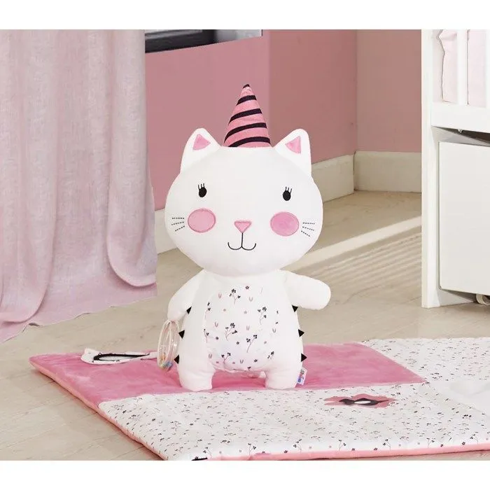 Peluche multi activités en polyester blanc-2