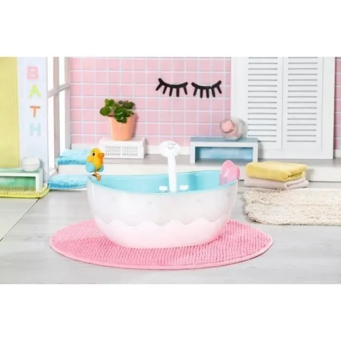 Baignoire pour poupée BABY BORN avec effets lumineux et sonores - Canard de bain amovible - Enfant 3 ans et plus-5
