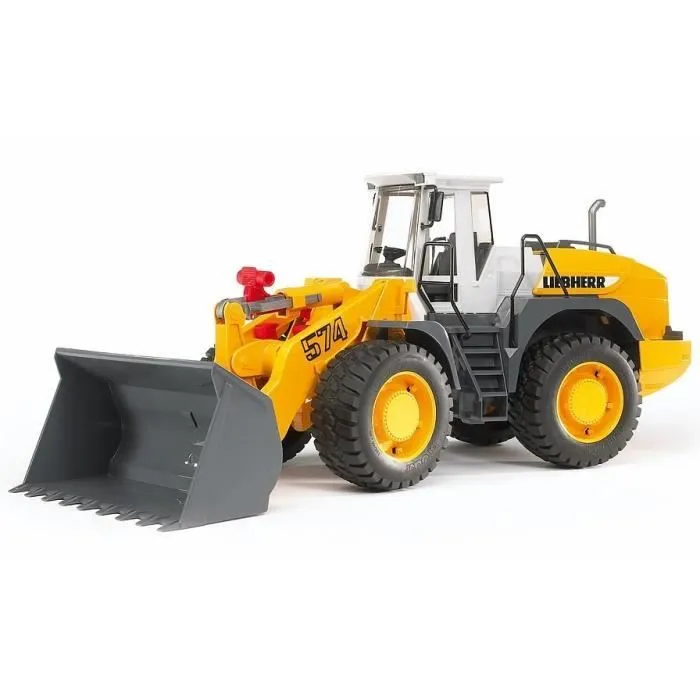 Chargeur Articulé Liebherr L574 - BRUDER - Jaune et Noir - Intérieur - A partir de 3 ans-0
