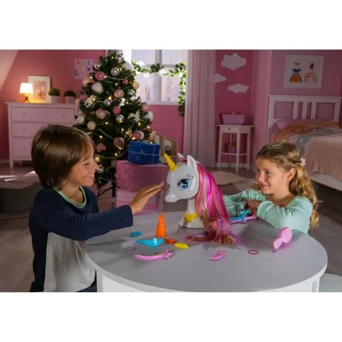 Ma tête à coiffer interactive Licorne-2