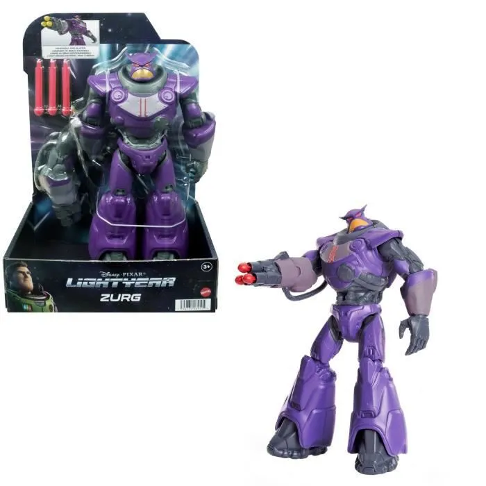 Figurine d'action Zurg - MATTEL - Light Year - Violet - Disney Pixar-4