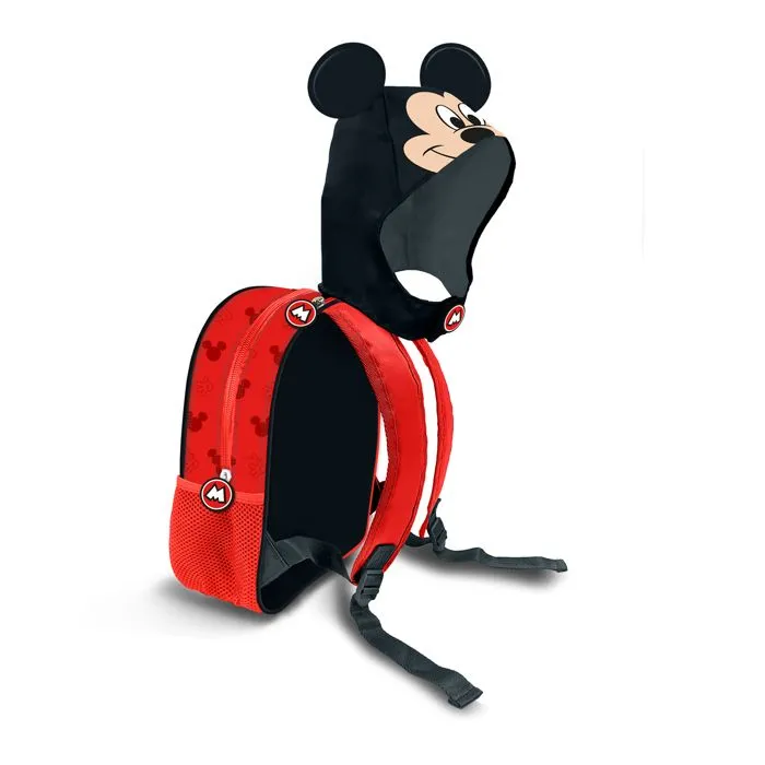 Sac à dos à Capuche Hood - Disney Mickey Mouse Clever - Noir - Taille Unique-0