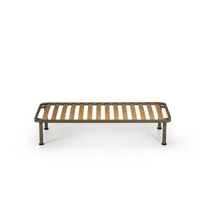 Lot de 2 Matelas 100x200 + Sommier + pieds + Oreiller Mémoire + Protège Matelas Offerts Mousse Poli Lattex Indéformable - 23 cm - F-2