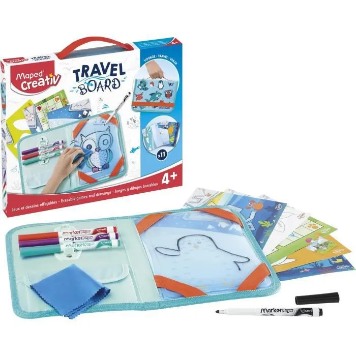 MAPED CREATIV - Travel Board - Ardoise nomade Dessins Effacables-0