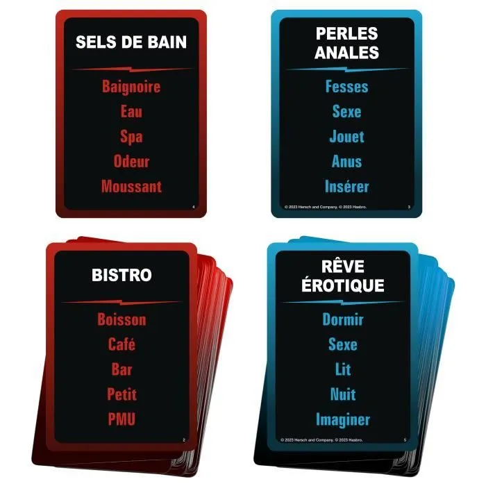 Taboo sans tabous, jeu de société adulte, le jeu des mots interdits, à partir de 18 ans-2