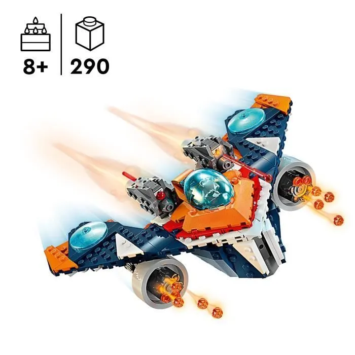 LEGO® 76278 Marvel Le Vaisseau Spatial de Rocket contre Ronan, Jouet sur Les Gardiens de la Galaxie, Vaisseau et Minifigurines-1