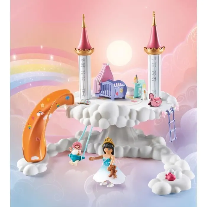 PLAYMOBIL 71360 Nurserie dans les nuages, Princess Magic, 63 pièces, Dès 4 ans-1