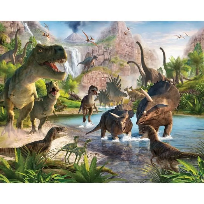 Walltastic Papier peint photo Dinosaur Land 41745-1