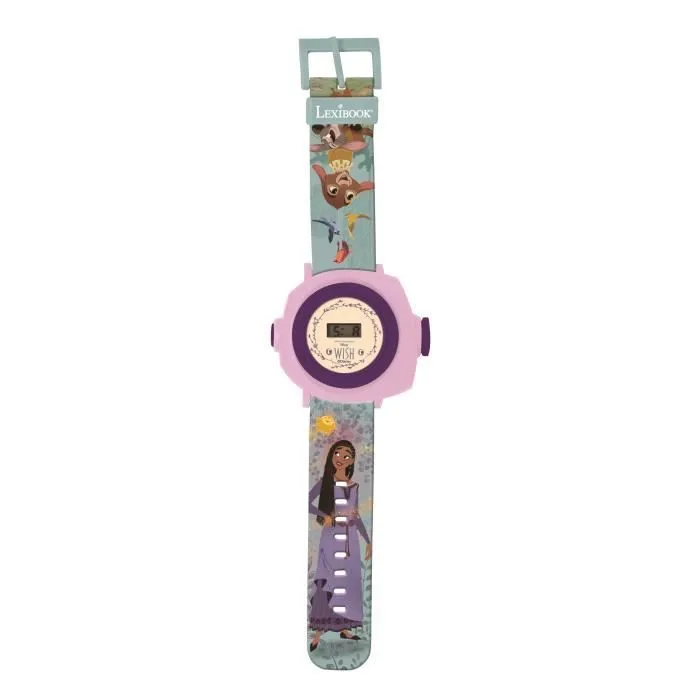Montre digitale Disney - Wish - Projection de 20 images - Bleu - Enfant Mixte-3