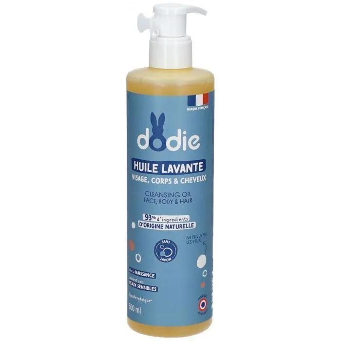 Huile lavante - DODIE - 500ML - 3 en 1 - Sans savon - Bio-1
