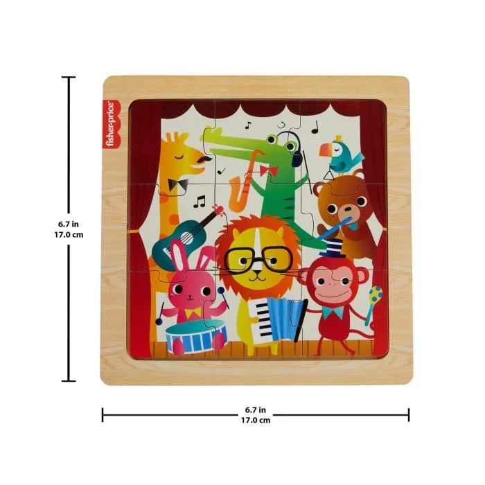 FISHER-PRICE Collection de puzzles en bois, les modèles peuvent varier - Fisher-Price - HXV15-1