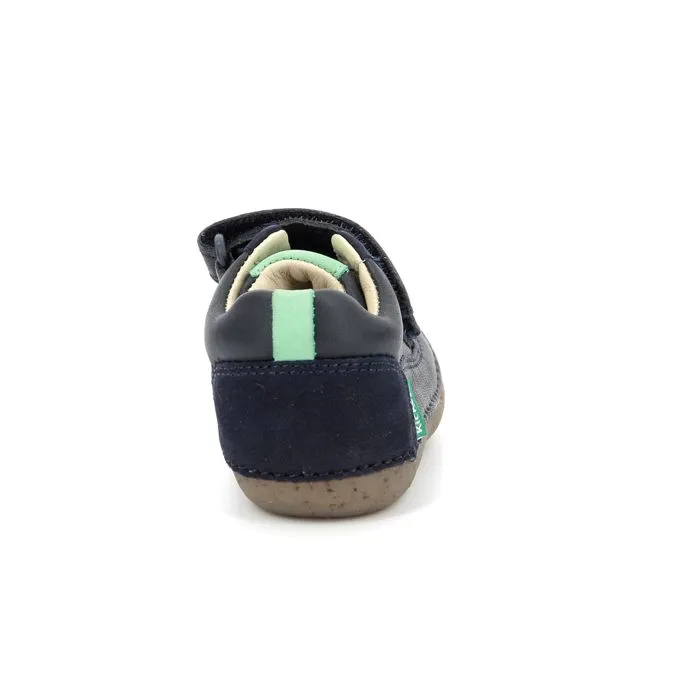 Bottillons - KICKERS - Sostankro - Cuir - Marine - Scratch-2