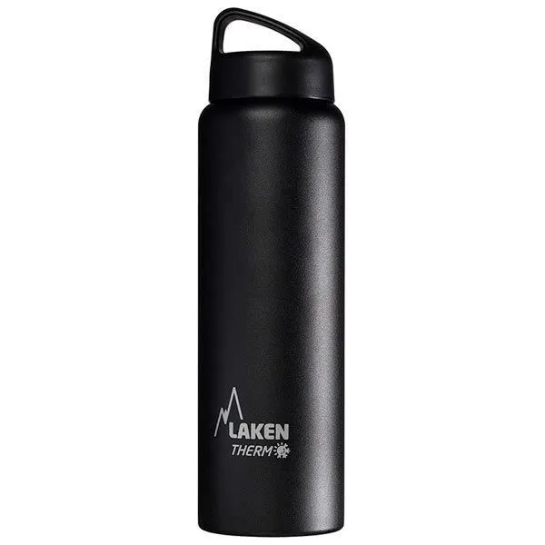 Bouteille Isotherme - LAKEN - Classique - Acier Inoxydable 1L - Goulot Large - Isolation Sous Vide-0