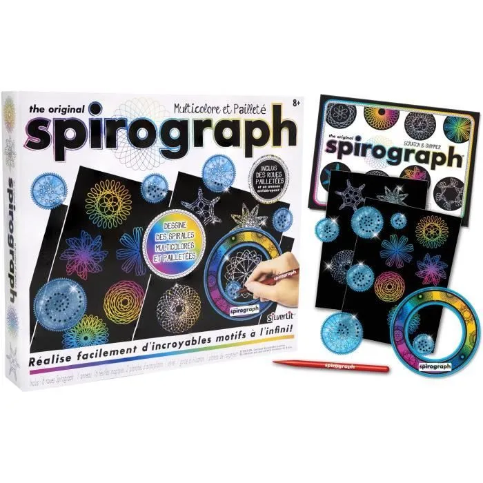 Multicolore et Pailleté - SPIROGRAPH-0