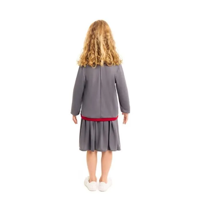Partilandia Déguisement de magicien scolaire fille (7-9 ans)-2
