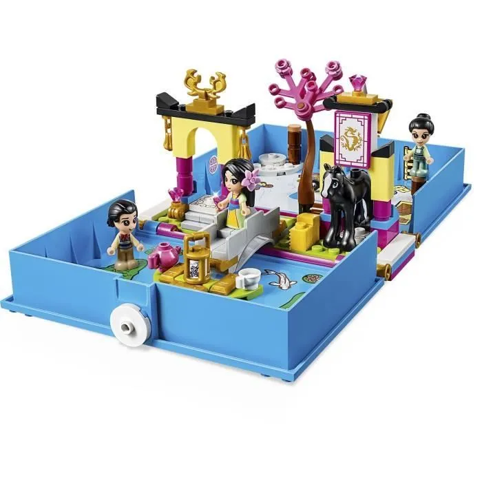 LEGO® Disney 43174 Les aventures de Mulan dans un livre de contes-1