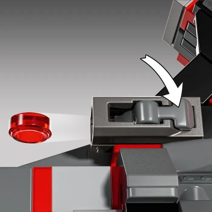 LEGO Marvel 76292 Captain America vs Hulk rouge - Avion de chasse à construire-3