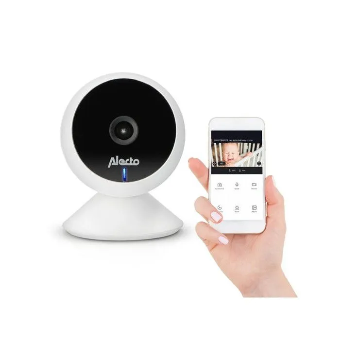 Babyphone Wi-Fi avec caméra Alecto SMARTBABY5 Blanc-3