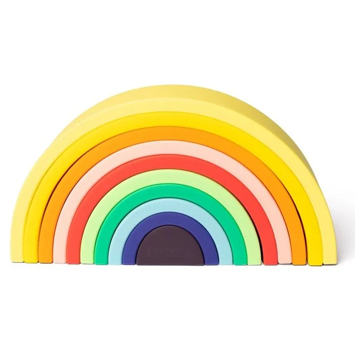 Little L - Arc-en-ciel en silicone multicolore - COOL KIDS PROJECT-0