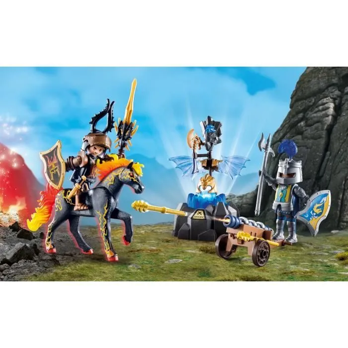 PLAYMOBIL 71645 Duel de chevaliers, Les chevaliers Novelmore, 41 pièces, Dès 4 ans-1
