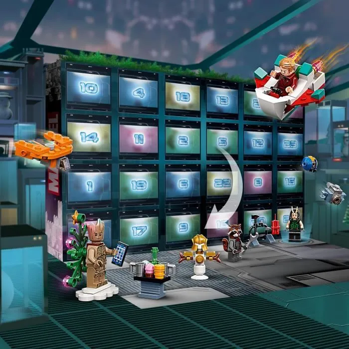 LEGO Marvel 76231 Le Calendrier de l’Avent 2022 Les Gardiens de la Galaxie, pour Enfants-2