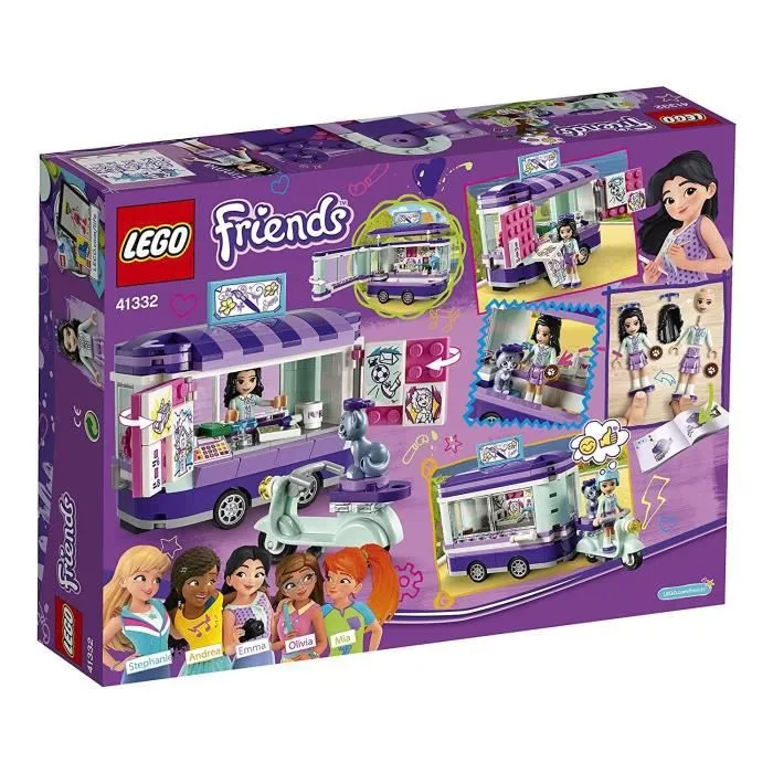 LEGO® Friends 41332 Le stand d'art d'Emma-2