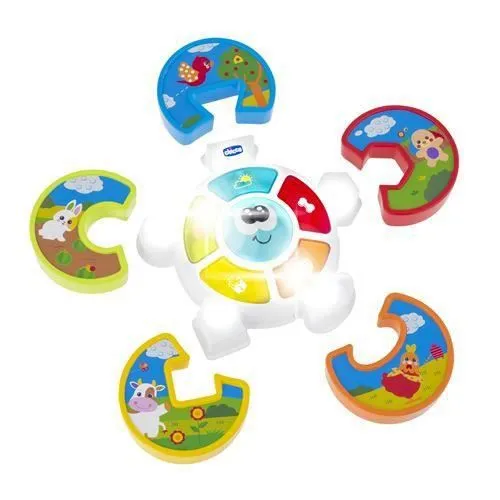 Puzzle électronique des animaux - CHICCO - Multicolore - Pour Bébé - Thème Animaux - Intérieur-0